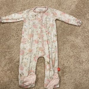 Magnificent Baby Floral Footie 6-9 months